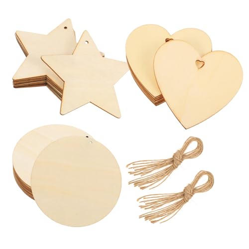 jojofuny 30Stücke Holzscheiben Naturholz Unvollendete Runde Herzen für DIY Projekte zum Basteln und Verzieren Vielseitig Einsetzbar für Kunstwerke jojofuny 30Stücke Holzscheiben Naturholz Unvollendete Runde Herzen für DIY Projekte zum Basteln und Verzieren Vielseitig Einsetzbar für Kunstwerke von jojofuny