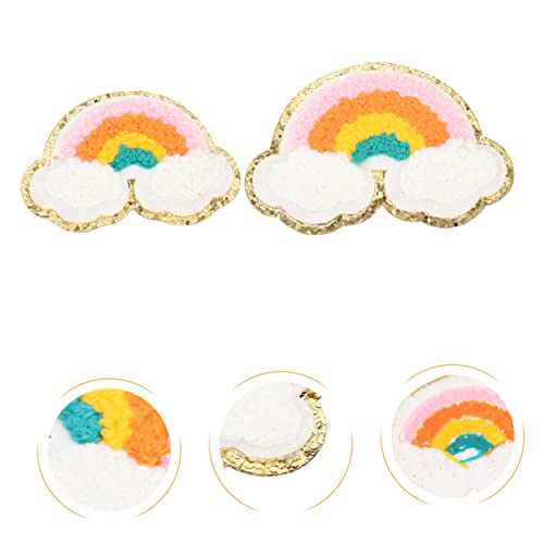 jojofuny 32 Stck. Teiliges Chenille Regenbogen Aufnäher zum Aufbügeln Bunte Diy Stickerei Patches für Kleidung Taschen Langlebige Nähzubehör Applikationen jojofuny 32 Stck. Teiliges Chenille Regenbogen Aufnäher zum Aufbügeln Bunte Diy Stickerei Patches für Kleidung Taschen Langlebige Nähzubehör Applikationen von jojofuny