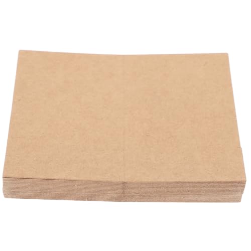jojofuny 35 Stück Teiliges Kraftpapier Tischkarten Doppelseitig Robuste Namensschilder für Büro Hochzeit Party und Buffet Natürliche Braune Tischaufsteller für Personalisierte Beschriftung von jojofuny