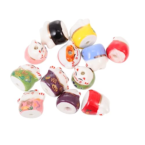 jojofuny 36 Stk. Teiliges Keramikperlen Katzenform Große Bohrung Langlebige Diy Schmuckperlen Vielseitig für Armbänder Charms und Bastelprojekte Farblich Gemischt Verschleißfest jojofuny 36 Stk. Teiliges Keramikperlen Katzenform Große Bohrung Langlebige Diy Schmuckperlen Vielseitig für Armbänder Charms und Bastelprojekte Farblich Gemischt Verschleißfest von jojofuny