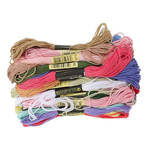 jojofuny 36 Stück Teiliges Kreuzstich Garn Bunte Stickgarne für Diy Handarbeiten Zubehör für Stickerei Armbänder und Kreative Projekte jojofuny 36 Stück Teiliges Kreuzstich Garn Bunte Stickgarne für Diy Handarbeiten Zubehör für Stickerei Armbänder und Kreative Projekte von jojofuny