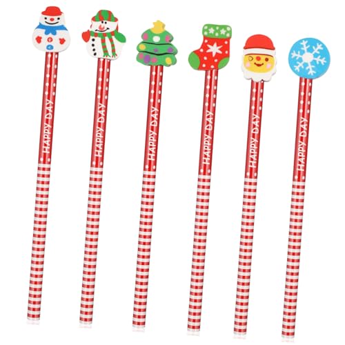 jojofuny 36 Stück Teiliges Weihnachts Bleistiftset mit Radiergummi Cartoon Bunte Schreibstifte für Schüler als Weihnachtsdeko und Vielseitig für Schule Büro und Zuhause jojofuny 36 Stück Teiliges Weihnachts Bleistiftset mit Radiergummi Cartoon Bunte Schreibstifte für Schüler als Weihnachtsdeko und Vielseitig für Schule Büro und Zuhause von jojofuny
