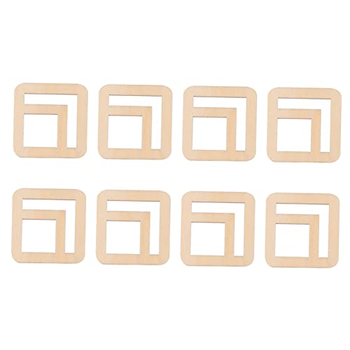 jojofuny 36Stücke Holz Ohrhängerdiy Anhänger aus Holz Geeignet für Kreative Schmuckherstellung Leicht und Langlebig für Bastelprojekte und Personalisierte Geschenke Holzschmuck für Damen von jojofuny