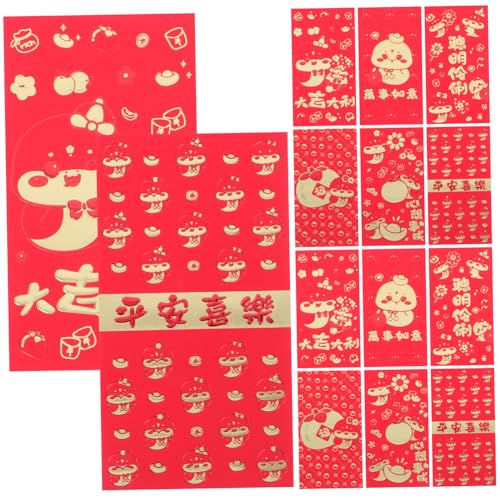 jojofuny 36Stücke Rote Umschläge mit Schlangenmotiv für Jahr Schlange Traditionelle für Chinesisches Neujahr Robuste und Praktische Geldumschläge jojofuny 36Stücke Rote Umschläge mit Schlangenmotiv für Jahr Schlange Traditionelle für Chinesisches Neujahr Robuste und Praktische Geldumschläge von jojofuny