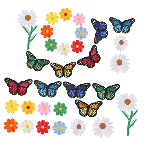 jojofuny 39Stücke Teiliges Schmetterlings Bügelapplikationen DIY Bestickte Aufnäher für Kleidung Taschen und Hüte zur Dekoration und Reparatur von Kleidungsstücken jojofuny 39Stücke Teiliges Schmetterlings Bügelapplikationen DIY Bestickte Aufnäher für Kleidung Taschen und Hüte zur Dekoration und Reparatur von Kleidungsstücken von jojofuny