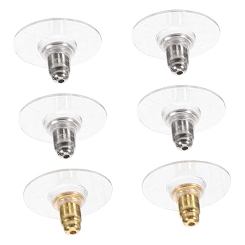 jojofuny 3Paare Ohrringverschlüsse Ohrstecker Zubehör und Sicherer Halt für Ohrringe DIY Anhänger jojofuny 3Paare Ohrringverschlüsse Ohrstecker Zubehör und Sicherer Halt für Ohrringe DIY Anhänger von jojofuny