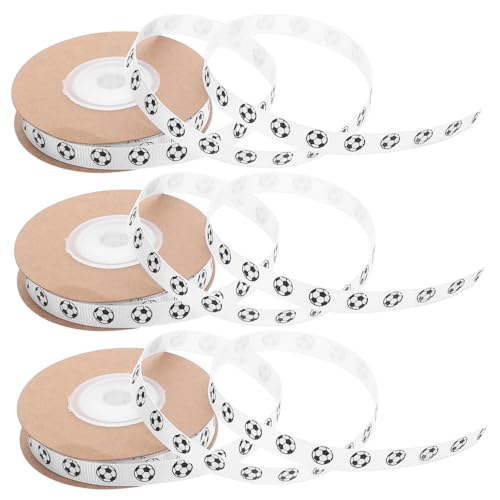 jojofuny 3Roll Fußball Geschenkband Yards Weißer Fußball Großband Strapazierfähiges Seidenartiges Party-deko für Heim Themenpartys Einfach zu Wickeln und Dekorieren jojofuny 3Roll Fußball Geschenkband Yards Weißer Fußball Großband Strapazierfähiges Seidenartiges Party-deko für Heim Themenpartys Einfach zu Wickeln und Dekorieren von jojofuny