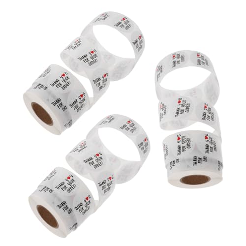 jojofuny 3Roll Thank You Stickers Runde Selbstklebende Aufkleber für Small Business Verpackung Umschläge Versandkartons Geschenkverpackung ohne Rückstände Lebendige Farben jojofuny 3Roll Thank You Stickers Runde Selbstklebende Aufkleber für Small Business Verpackung Umschläge Versandkartons Geschenkverpackung ohne Rückstände Lebendige Farben von jojofuny