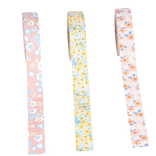 jojofuny 3Rollen Blumenmuster DIY Geschenkband Á Vielseitig Einsetzbar für Hochzeiten Geburtstagsfeiern Bastelprojekte und Geschenkverpackungen jojofuny 3Rollen Blumenmuster DIY Geschenkband Á Vielseitig Einsetzbar für Hochzeiten Geburtstagsfeiern Bastelprojekte und Geschenkverpackungen von jojofuny