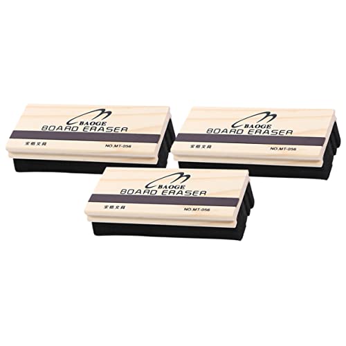 jojofuny 3Stücke Magnetischer Kreidegummi Für Abwischbarer Radiergummi Für Classroom Büro Und Zuhause Für Whiteboard Und Kreidetafeln von jojofuny