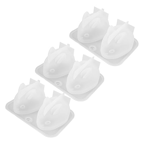 jojofuny 3Stücke Silikonform für DIY Kaninchen Gießform Silica für Bastelprojekte für Epoxidharz Schmuck und Dekoration Ostern jojofuny 3Stücke Silikonform für DIY Kaninchen Gießform Silica für Bastelprojekte für Epoxidharz Schmuck und Dekoration Ostern von jojofuny