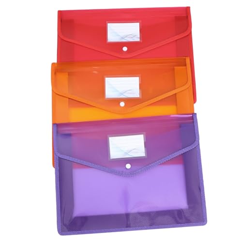 jojofuny 3Stücke Wasserdichter Dokumentenordner Teiliges und Leicht und Tragbar für Büro Schule und Unterlagenorganisation jojofuny 3Stücke Wasserdichter Dokumentenordner Teiliges und Leicht und Tragbar für Büro Schule und Unterlagenorganisation von jojofuny