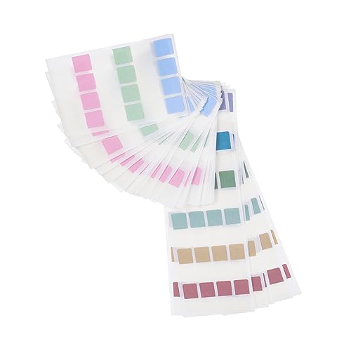 jojofuny 3er-packungen Haftnotizen Beachten Sie Pads Klebestreifen Klebriger Notizblock Memo-aufkleber Klebrige Indexregisterkarten Notizbilder Fluoreszierender Aufkleber Pastell Papier von jojofuny