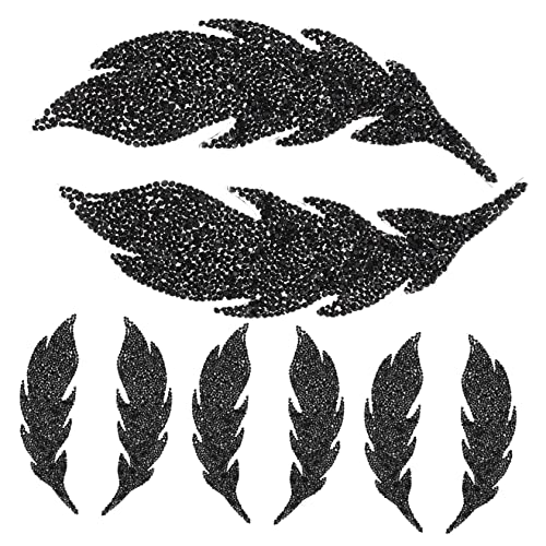 jojofuny 4 Paare Strass-patches Bestickt Applikationen Für Bekleidung Flecken Nähen Kleidungsflicken Hut-patch Kleidung Ausbessern Aufnäher Für Jeans Patches Für Hüte Schwarz Strasssteine jojofuny 4 Paare Strass-patches Bestickt Applikationen Für Bekleidung Flecken Nähen Kleidungsflicken Hut-patch Kleidung Ausbessern Aufnäher Für Jeans Patches Für Hüte Schwarz Strasssteine von jojofuny