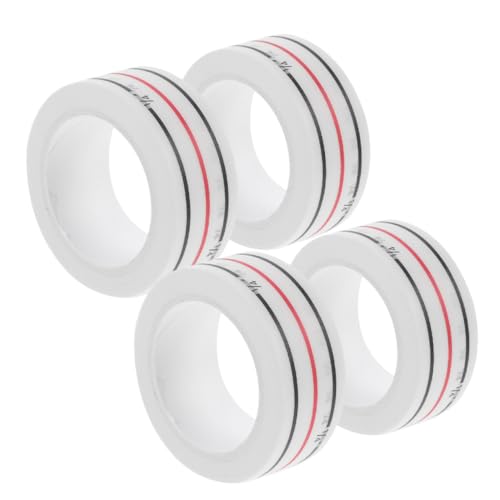 jojofuny 4 Rollen Diagonal Nahtband Papier Klebeband für Präzises Nähen Geradlinige und Diagonale Nahtpositionierung Vielseitiges Heftband für Quilten Gardinenband und Saumarbeiten von jojofuny