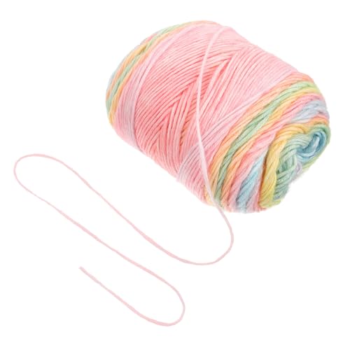 jojofuny 4 Rollen Farbverlauf Baumwollgarn Häkelgarn für Diy Handstricken Weiches Vielseitiges Garn Mitteldick für Kleidung Accessoires Kindersachen Schals Hüte und Dekoration von jojofuny