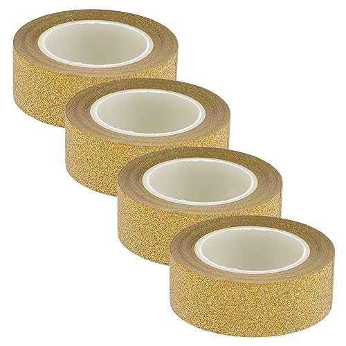 jojofuny 4 Rollen Glitzernde Washi Tapes Dekoratives Klebeband für Scrapbooking Diy Projekte Geschenkverpackungen Dünne Klebestreifen für Journals und Bastelarbeiten jojofuny 4 Rollen Glitzernde Washi Tapes Dekoratives Klebeband für Scrapbooking Diy Projekte Geschenkverpackungen Dünne Klebestreifen für Journals und Bastelarbeiten von jojofuny