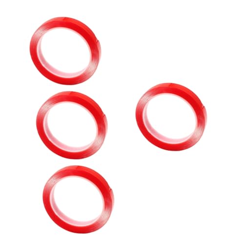 jojofuny 4 Rollen Klebeband doppelseitig schwer im Freien Dasselbe doppelseitiges klebeband für stoff Kleberaufkleber breite Bänder doppelseitige Bänder Acrylsäure rot jojofuny 4 Rollen Klebeband doppelseitig schwer im Freien Dasselbe doppelseitiges klebeband für stoff Kleberaufkleber breite Bänder doppelseitige Bänder Acrylsäure rot von jojofuny