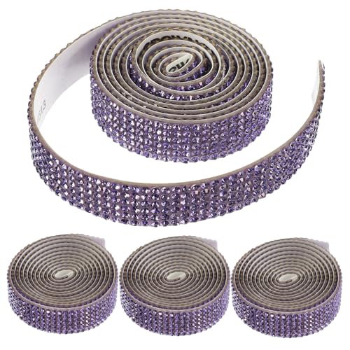 jojofuny 4 Rollen Selbstklebendes Strassband DIY Strassgürtel Applikation für Brautkleider Funkelnde Aufbügler für Kleid und Gürtel Dekoration Vielseitig für Handarbeit und Reparatur jojofuny 4 Rollen Selbstklebendes Strassband DIY Strassgürtel Applikation für Brautkleider Funkelnde Aufbügler für Kleid und Gürtel Dekoration Vielseitig für Handarbeit und Reparatur von jojofuny