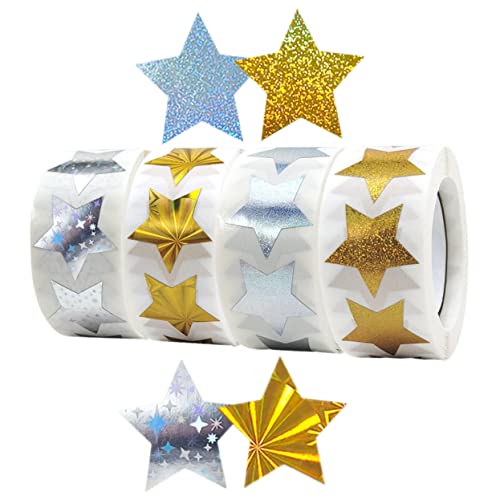 jojofuny 4 Rollen Sterne-Aufkleber aufkleber Belohnungsaufkleber kleine Aufkleber klassenzimmer aufkleber Sternaufkleber für Sternaufkleber beschichtetes Papier jojofuny 4 Rollen Sterne-Aufkleber aufkleber Belohnungsaufkleber kleine Aufkleber klassenzimmer aufkleber Sternaufkleber für Sternaufkleber beschichtetes Papier von jojofuny