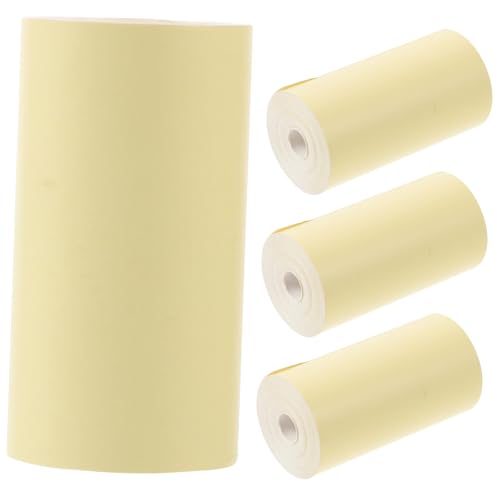 jojofuny 4 Rollen Thermopapier Kassenrollen Multipurpose Papierrolle für Thermodrucker Kompatibel mit Registrierkasse Bank Quittungen von jojofuny