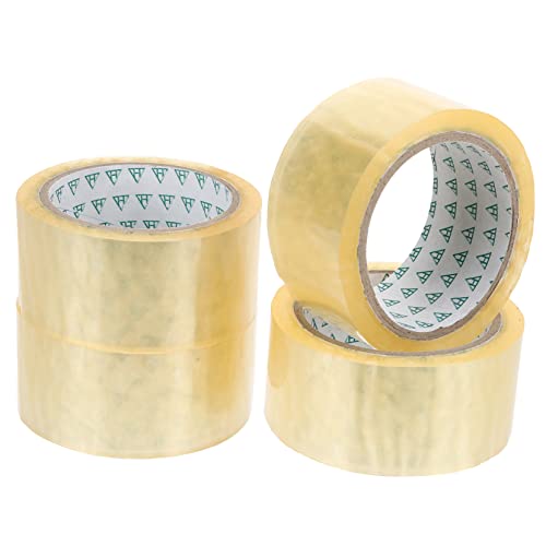 jojofuny 4 Rollen Transparentes Verpackungsband pro Rolle Klebeband für Umzug Büro und Schule für Kartonverpackungen und Versand jojofuny 4 Rollen Transparentes Verpackungsband pro Rolle Klebeband für Umzug Büro und Schule für Kartonverpackungen und Versand von jojofuny