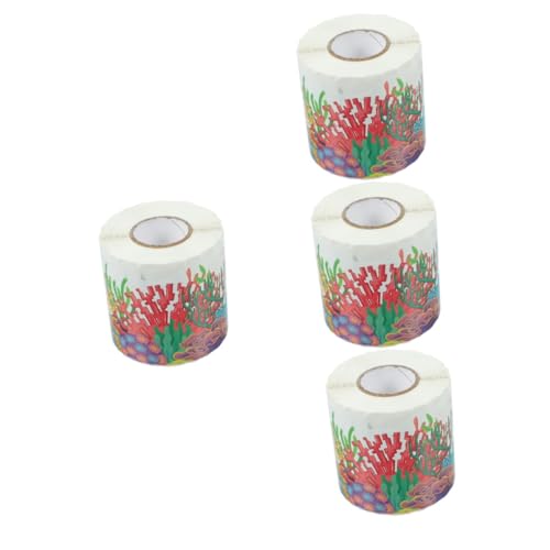 jojofuny 4 Rollen Wasserdichter Selbstklebender Border Sticker für Bulletin Boards Dekorativer Aufkleber mit Maritimem Korallenmuster für Klassenzimmer jojofuny 4 Rollen Wasserdichter Selbstklebender Border Sticker für Bulletin Boards Dekorativer Aufkleber mit Maritimem Korallenmuster für Klassenzimmer von jojofuny