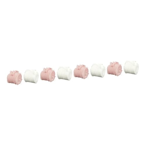 jojofuny 4 Sätze Banddekoration Organza Sortiertes Band Bänder Für Handwerk Band Zum Verpacken Zubehör Satinband Zum Einwickeln Blau Burgund Schleife Seide Haarband Polyester 2 Rollen * 4 von jojofuny