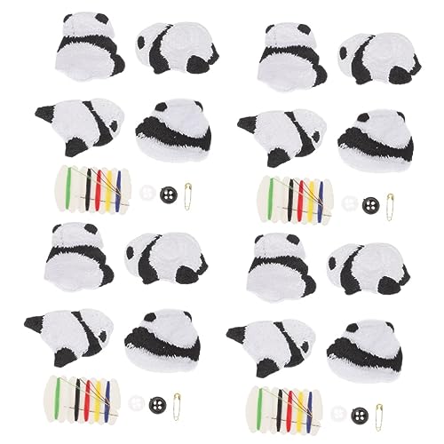 jojofuny 4 Sätze Cartoon Panda Aufnäher Bügelbilder Für Kleidung Selbstklebende Flicken Zur Dekoration Von Jeans Taschen Und Für Diy Nähprojekte 4 Stück * 4 jojofuny 4 Sätze Cartoon Panda Aufnäher Bügelbilder Für Kleidung Selbstklebende Flicken Zur Dekoration Von Jeans Taschen Und Für Diy Nähprojekte 4 Stück * 4 von jojofuny