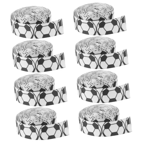 jojofuny 4 Sätze Geschenkband Weißes Band Schleife Sportband Band Zum Verpacken Banddekor Kreative Kuchenbänder Geschenkverpackungsband Fußballband Stoff 2 Rollen * 4 jojofuny 4 Sätze Geschenkband Weißes Band Schleife Sportband Band Zum Verpacken Banddekor Kreative Kuchenbänder Geschenkverpackungsband Fußballband Stoff 2 Rollen * 4 von jojofuny