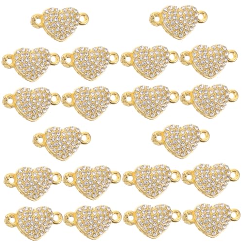 jojofuny 4 Sätze Herzförmige Armbandschnalle Schließe Verschlüsse Schlüssel Für Reiz Magnetverschluss-anschlüsse Herz Magnetverschluss Schmuck Diy Verschluss Legierung Golden 5 Stücke * 4 von jojofuny