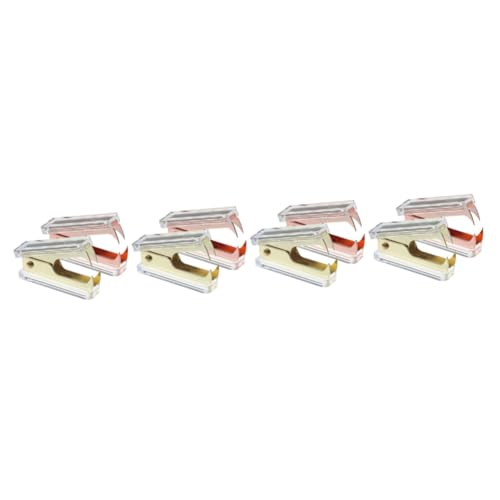 jojofuny 4 Sätze Klammerentferner Hefter Büro Mini Handlicher Klammerabzieher Ergonomisches Werkzeug Zum Entfernen Von Klammern Nagelentferner Metall 2 Stücke * 4 von jojofuny