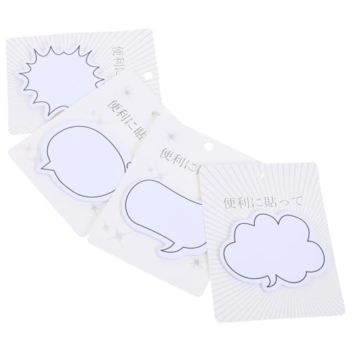 jojofuny 4 Sätze Kreative Haftnotizen mit Stark Haftenden Memo Sheets für Büro Schule Zuhause Selbstklebende Bunte Klebezettel in Verschiedenen Formen für Effiziente Notizen und von jojofuny