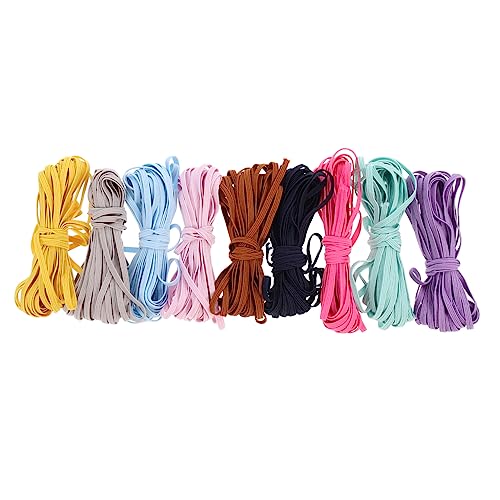 jojofuny 4 Sätze Laufband Handgefertigte Gummibänder Bands Farbig Gummiband Aus Stoff Elastisch Geflochtenes Gummiband Bunte Gummibänder Sortiert Nähen Nylon Zufällige Farbe 9 Stücke * 4 jojofuny 4 Sätze Laufband Handgefertigte Gummibänder Bands Farbig Gummiband Aus Stoff Elastisch Geflochtenes Gummiband Bunte Gummibänder Sortiert Nähen Nylon Zufällige Farbe 9 Stücke * 4 von jojofuny