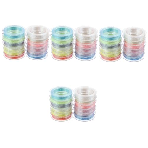 jojofuny 4 Sätze Leuchtend Gold Und Silberfaden Quiltfaden Silbernes Stickgarn Naehstiche Multi Stickerei Gewebte Fäden Stickfaden Stickgarn Zum Nähen Nähgarn Polyester 12 Rollen * 4 von jojofuny
