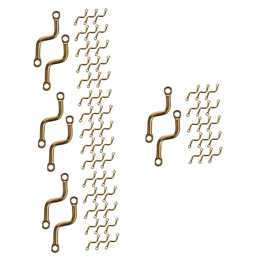 jojofuny 4 Sätze Ohrringstange Schmuckteile Herstellung Schmuckzubehör Armbandperlen Schmuckverbindungen Halskette Verbindungsstab Schmuck-sticks Messing Golden 150 Stück * 4 jojofuny 4 Sätze Ohrringstange Schmuckteile Herstellung Schmuckzubehör Armbandperlen Schmuckverbindungen Halskette Verbindungsstab Schmuck-sticks Messing Golden 150 Stück * 4 von jojofuny