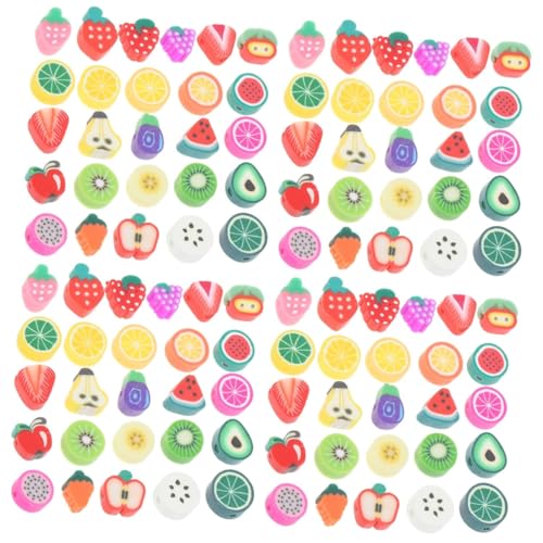 jojofuny 4 Sätze Polymer Clay Spacer Perlen Für Diy Schmuckherstellung Leichte Und Langlebige Für Armbänder Und Andere Handarbeiten 100 Stück * 4 von jojofuny