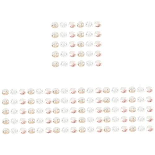 jojofuny 4 Sätze Silikon Ohrringstopper Transparente Hypoallergene Ohrstecker Zubehör Für Diy Schmuck Sichere Ohrringrücken Für Arten Von Ohrringen Für Schmuckdesigner Und 30 Stück * 4 von jojofuny