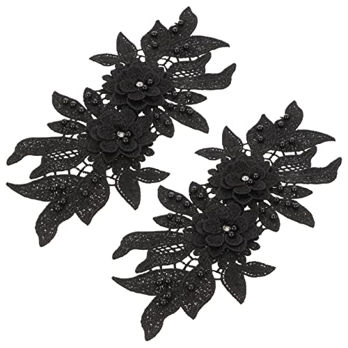 jojofuny 4 Sätze Stickerei Aufnäher Dekorative Patches Für Kleidung Diy Stoffapplikationen Für Shirts Mäntel Und Pullover Verzierungen Für Projekte 2 Stücke * 4 von jojofuny