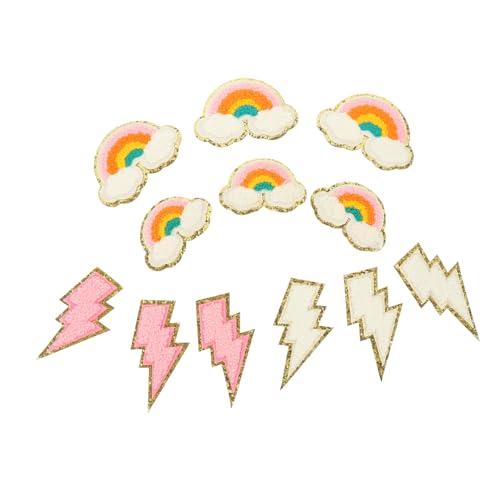 jojofuny 4 Sätze Teiliges Diy Kleidung Reparatur Patches Flash Rainbow Aufnäher Für Gestaltung Von Kleidung Taschen Und Bastelprojekten 12 Stück * 4 jojofuny 4 Sätze Teiliges Diy Kleidung Reparatur Patches Flash Rainbow Aufnäher Für Gestaltung Von Kleidung Taschen Und Bastelprojekten 12 Stück * 4 von jojofuny