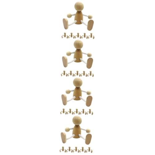 jojofuny 4 Sätze Teiliges Holz Diy Puppen Blanke Holzpuppen Für Bastelprojekte Für Gestalten Vielseitige Holzfiguren Für Dekoration Und Miniaturszenen 6 Stück * 4 jojofuny 4 Sätze Teiliges Holz Diy Puppen Blanke Holzpuppen Für Bastelprojekte Für Gestalten Vielseitige Holzfiguren Für Dekoration Und Miniaturszenen 6 Stück * 4 von jojofuny