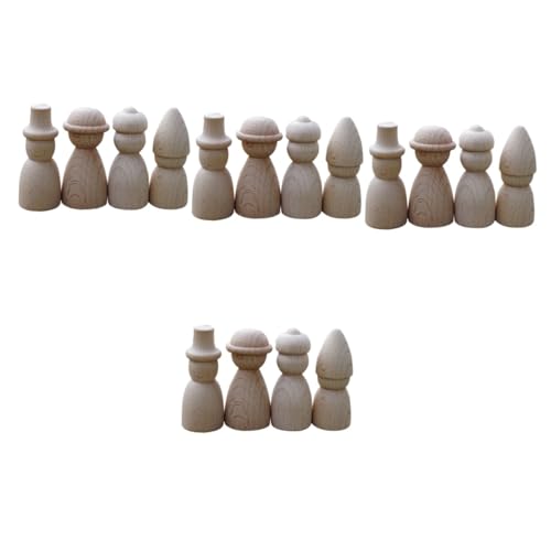 jojofuny 4 Sätze Unbemalte Holzpuppen Diy Holzfiguren Für Handgefertigte Unfertige Puppen Für Bastelprojekte Sandtische Und Pädagogische Aktivitäten 4 Stück * 4 jojofuny 4 Sätze Unbemalte Holzpuppen Diy Holzfiguren Für Handgefertigte Unfertige Puppen Für Bastelprojekte Sandtische Und Pädagogische Aktivitäten 4 Stück * 4 von jojofuny
