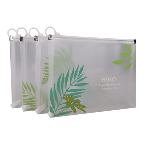 jojofuny 4 Stück Aktenhalter Aktentaschen mit Reißverschluss Organizer Aktentasche tragbare Aktentaschen Schüler Zubehör Bindemittel transparenter Organisator Zipper -Dateibeutel Grün jojofuny 4 Stück Aktenhalter Aktentaschen mit Reißverschluss Organizer Aktentasche tragbare Aktentaschen Schüler Zubehör Bindemittel transparenter Organisator Zipper -Dateibeutel Grün von jojofuny