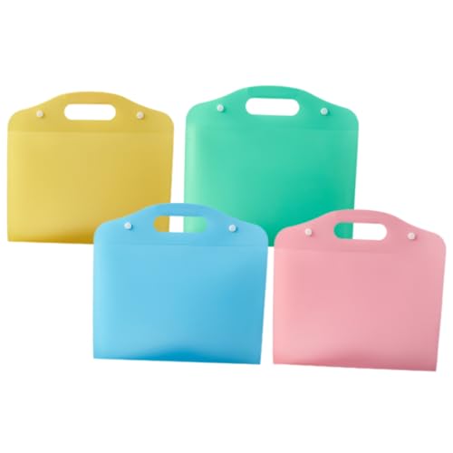 jojofuny 4 Stück Aktenordner mit Erweiterbarem Design Handtasche für Dokumente Praktische Aufbewahrungslösung für Büro und Schule jojofuny 4 Stück Aktenordner mit Erweiterbarem Design Handtasche für Dokumente Praktische Aufbewahrungslösung für Büro und Schule von jojofuny