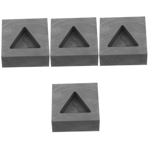 jojofuny 4 Stück Dreiecksform Barfenformen Gießformen Zum Schmelzen Gussform Formenguss Schmelzendes Gießwerkzeug Gussbarren Formguss Schmelzender Goldschimmel Gusssandform Graphit Schwarz jojofuny 4 Stück Dreiecksform Barfenformen Gießformen Zum Schmelzen Gussform Formenguss Schmelzendes Gießwerkzeug Gussbarren Formguss Schmelzender Goldschimmel Gusssandform Graphit Schwarz von jojofuny