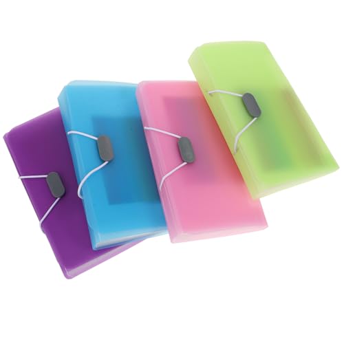 jojofuny 4 Stück Fächermappe aus Kunststoff Mini Papierorganisator für den Schreibtisch Organizer -Mülleimer Dateien Rechnungen mit Aktenhalter im Büro kleiner Aktenordner jojofuny 4 Stück Fächermappe aus Kunststoff Mini Papierorganisator für den Schreibtisch Organizer -Mülleimer Dateien Rechnungen mit Aktenhalter im Büro kleiner Aktenordner von jojofuny
