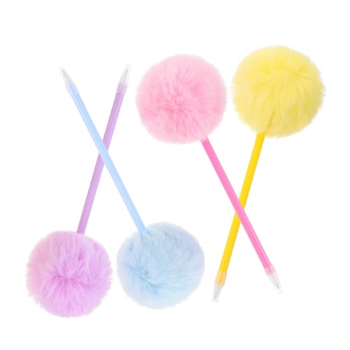 jojofuny 4 Stück Flauschige Kugelschreiber mit Bommel Bunte Schreibstifte für Schule und Büro Niedliche Pompom Stifte als für Schüler Glattes Schreiben Farbenfrohe Gel Kugelschreiber jojofuny 4 Stück Flauschige Kugelschreiber mit Bommel Bunte Schreibstifte für Schule und Büro Niedliche Pompom Stifte als für Schüler Glattes Schreiben Farbenfrohe Gel Kugelschreiber von jojofuny