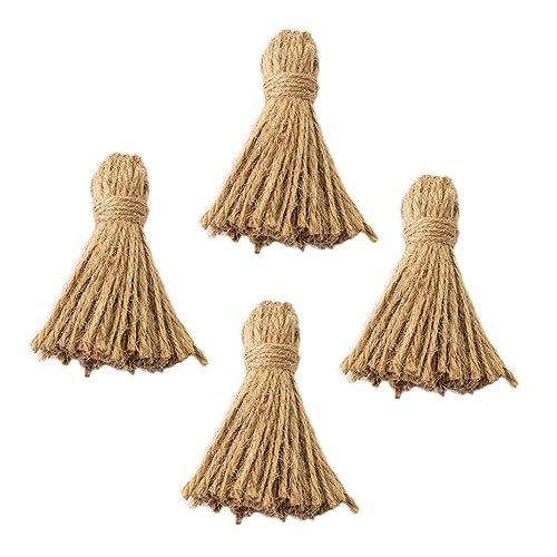 jojofuny 4 Stück Hanfseil Quasten weihnachtsdeko dekoration weihnachten Quasten-Anhängerdekoration weihnatsdeko raumdeko Jute Dekorationen DIY-Quaste Babyzimmerdekor natürliche Schnur Khaki jojofuny 4 Stück Hanfseil Quasten weihnachtsdeko dekoration weihnachten Quasten-Anhängerdekoration weihnatsdeko raumdeko Jute Dekorationen DIY-Quaste Babyzimmerdekor natürliche Schnur Khaki von jojofuny