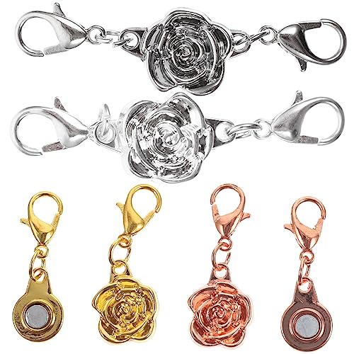 jojofuny 4 Stück Magnetische Armbandverschlüsse Roségold und Diy Magnetverschluss für Schmuckherstellung Installieren Verwenden Bastelprojekte jojofuny 4 Stück Magnetische Armbandverschlüsse Roségold und Diy Magnetverschluss für Schmuckherstellung Installieren Verwenden Bastelprojekte von jojofuny