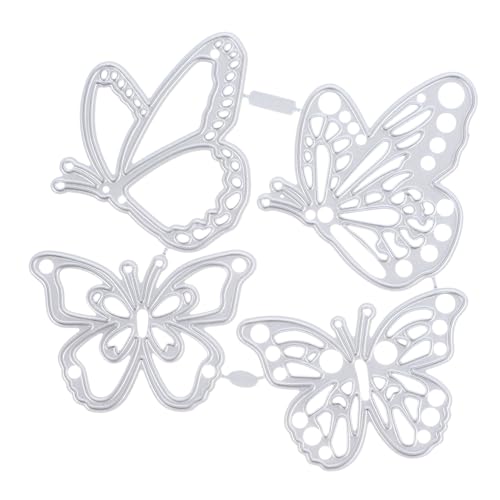 jojofuny 4 Stück Metalldämmerung sterben Stanzformen für die Kartenherstellung Schmetterling Scrapbooking-Stanzteile aus Stahl Scrapbooking-Stanzlinge Kohlenstoffstahl jojofuny 4 Stück Metalldämmerung sterben Stanzformen für die Kartenherstellung Schmetterling Scrapbooking-Stanzteile aus Stahl Scrapbooking-Stanzlinge Kohlenstoffstahl von jojofuny